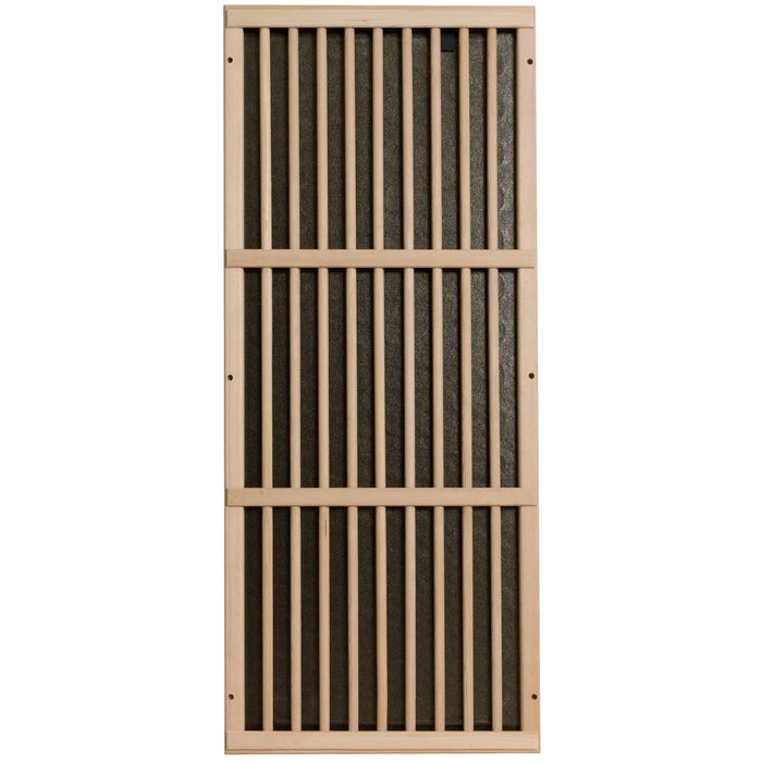 2 Person Infrared Sauna with Carbon Heating Panels and LED Lighting