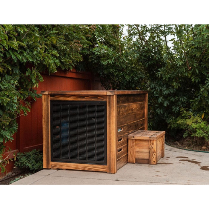Kooru Handcrafted Redwood Cold Plunge Tub with Integrated Chiller and Ozone System