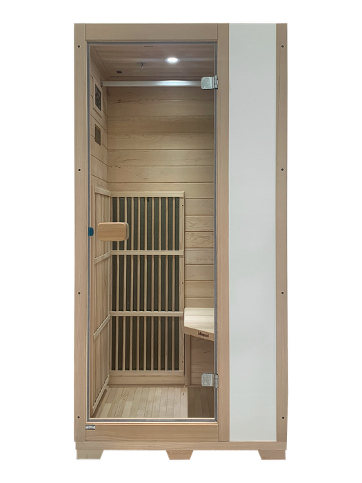 Blisspod Vienna 1 Person Far Infrared Sauna with Canadian Hemlock Wood