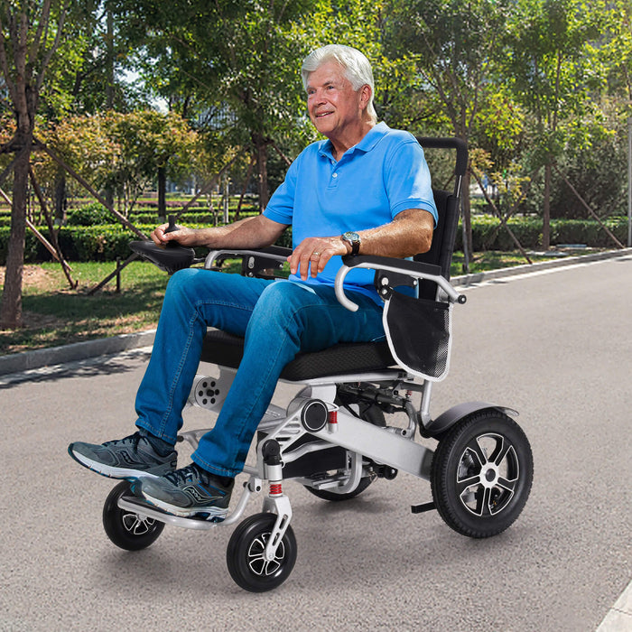 Power Wheelchair for Seniors and Disabled, Light-Weight and Foldable, Suitable for All Terrain