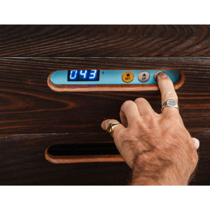 Kooru Handcrafted Redwood Cold Plunge Tub with Integrated Chiller and Ozone System