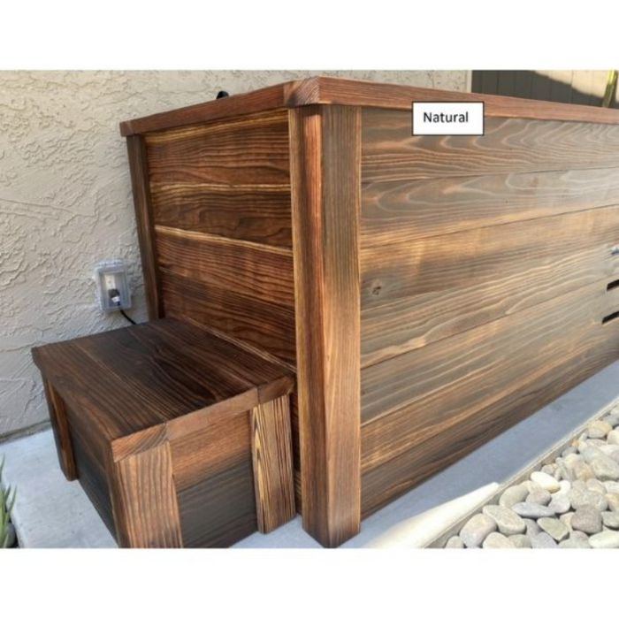 Kooru Handcrafted Redwood Cold Plunge Tub with Integrated Chiller and Ozone System
