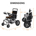 Portable Travel Foldable Power Wheelchair - TSA Approved
