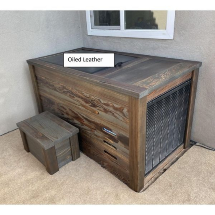 Kooru Handcrafted Redwood Cold Plunge Tub with Integrated Chiller and Ozone System