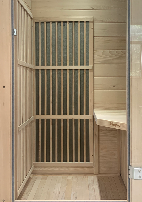 Blisspod Vienna 1 Person Far Infrared Sauna with Canadian Hemlock Wood