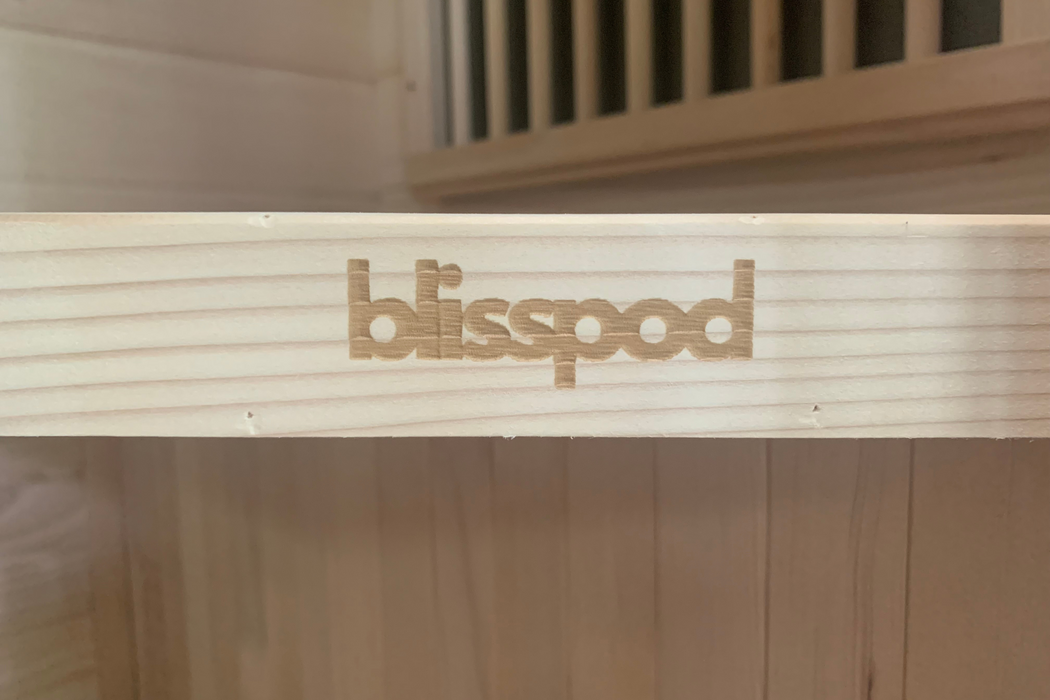 Blisspod Vienna 1 Person Far Infrared Sauna with Canadian Hemlock Wood