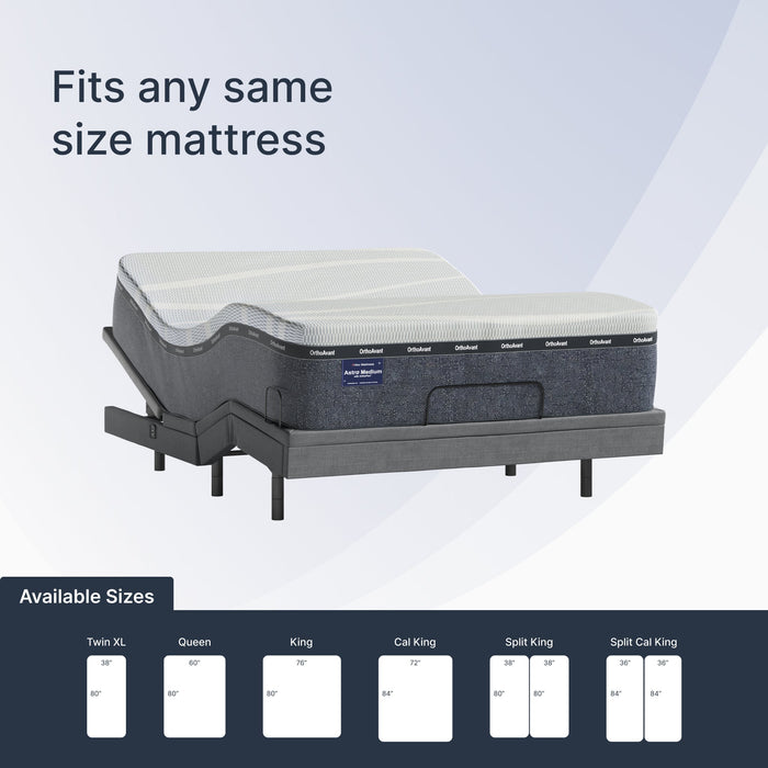 Falcon II Adjustable Bed Frame with Lumbar Support and Dual Massage
