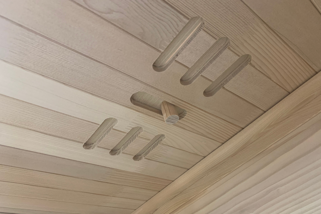 Blisspod Vienna 1 Person Far Infrared Sauna with Canadian Hemlock Wood