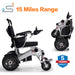 Power Wheelchair for Seniors and Disabled, Light-Weight and Foldable, Suitable for All Terrain