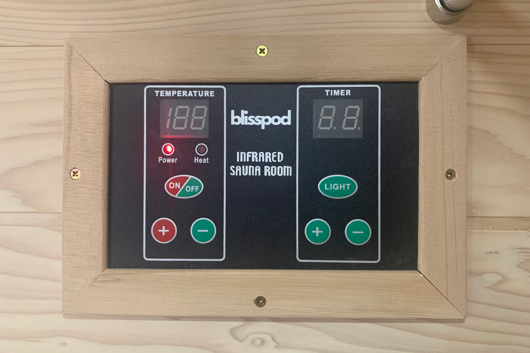 Blisspod Vienna 1 Person Far Infrared Sauna with Canadian Hemlock Wood