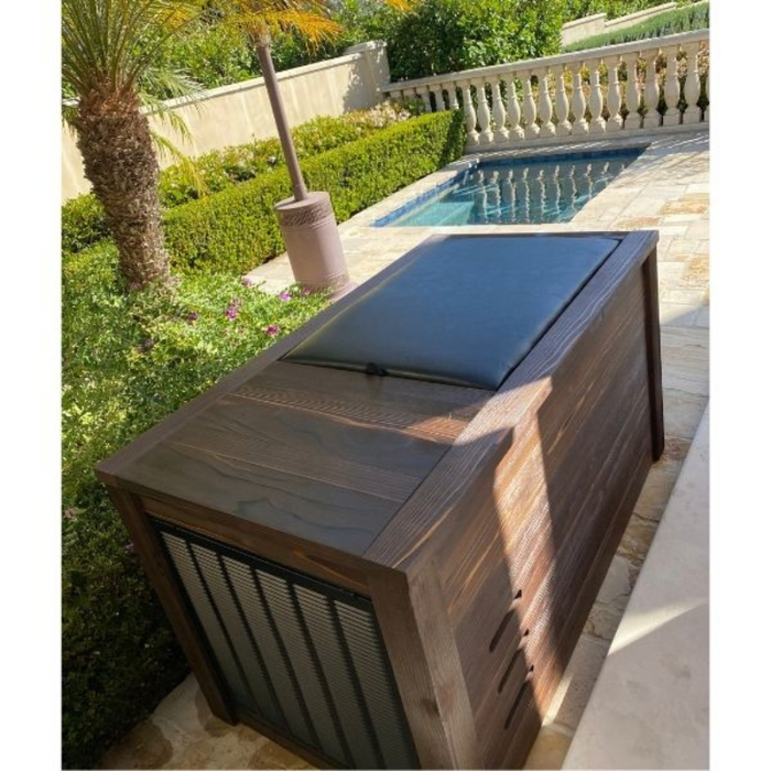 Kooru Handcrafted Redwood Cold Plunge Tub with Integrated Chiller and Ozone System