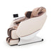 Beige massage chair with brown accents on a white background
