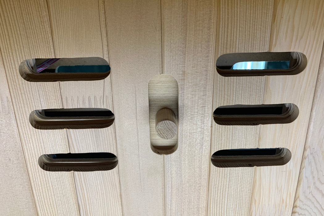 Blisspod Bergen 2 Person Full Spectrum Infrared Sauna with Red Light Therapy