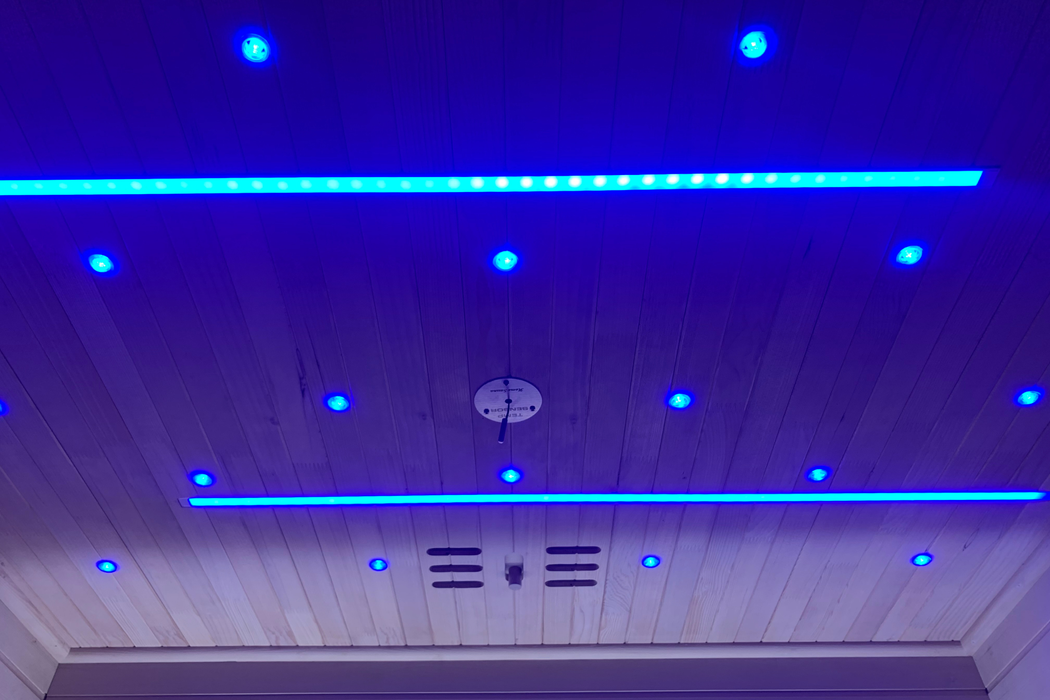 Blisspod Bergen 2 Person Full Spectrum Infrared Sauna with Red Light Therapy