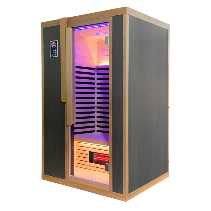 Blisspod Bergen 2 Person Full Spectrum Infrared Sauna with Red Light Therapy