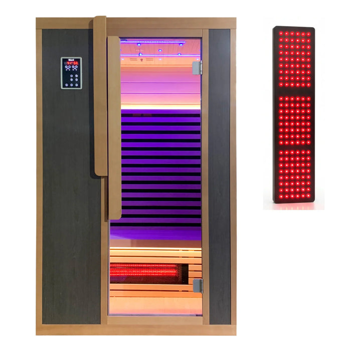 Blisspod Bergen 2 Person Full Spectrum Infrared Sauna with Red Light Therapy