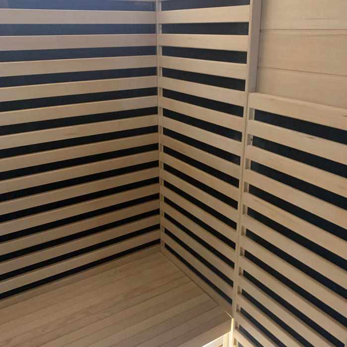 Blisspod Bergen 2 Person Full Spectrum Infrared Sauna with Red Light Therapy