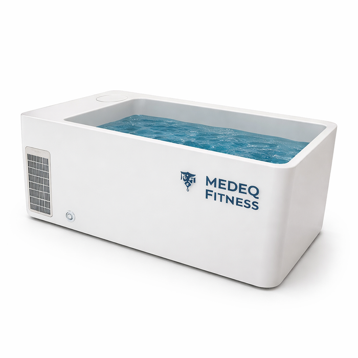 Acrylic Cold & Hot Plunge Tub with Integrated Chiller/Heater and Hydro Massage System
