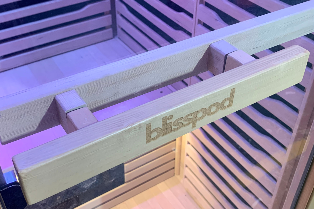 Blisspod Helsinki 2 Person Full Spectrum Infrared Sauna with Red Light Therapy and Chromotherapy