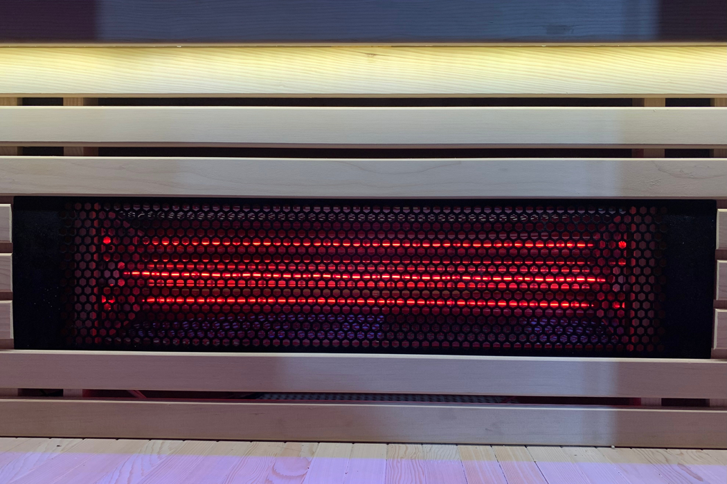Blisspod Helsinki 2 Person Full Spectrum Infrared Sauna with Red Light Therapy and Chromotherapy