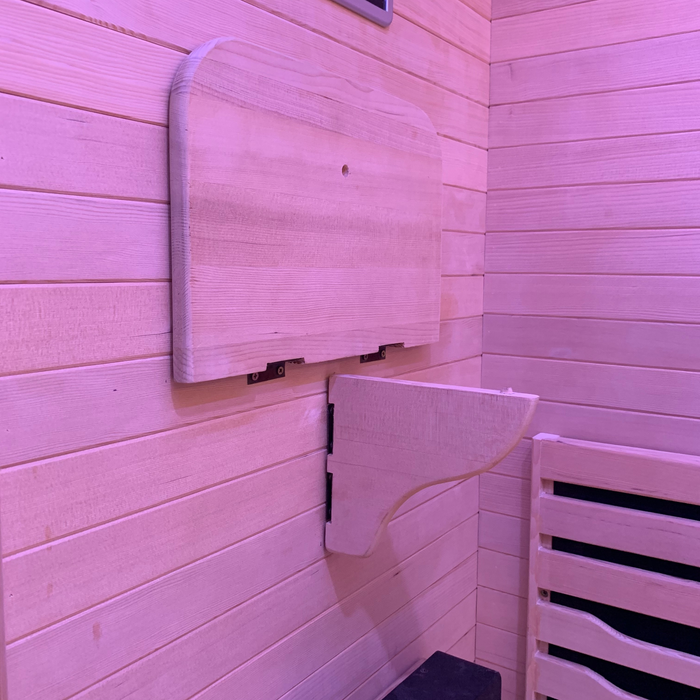 Blisspod Helsinki 2 Person Full Spectrum Infrared Sauna with Red Light Therapy and Chromotherapy