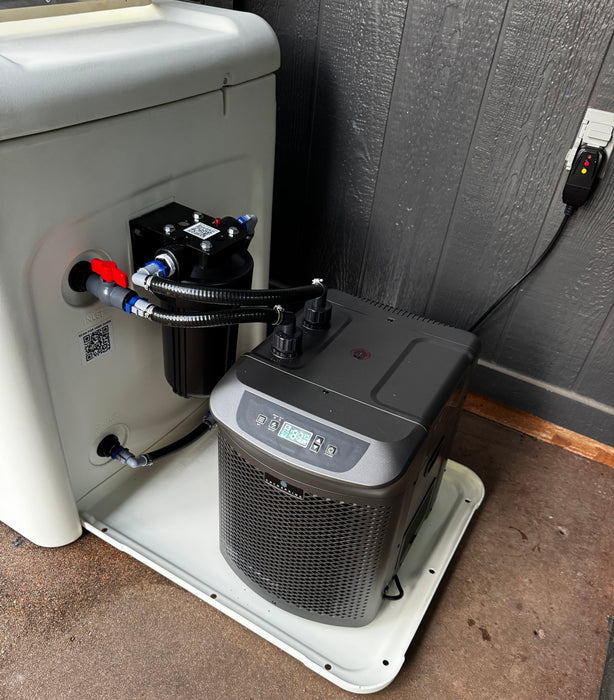 Barton Cold Plunge System with Chiller and Filtration (1/2 HP)