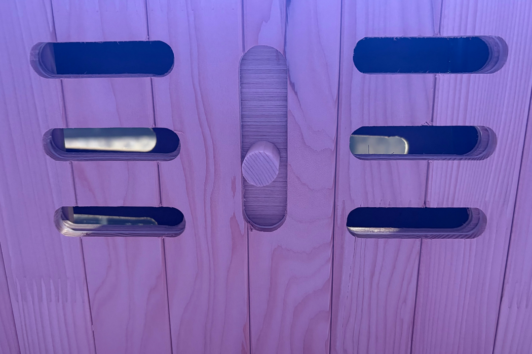 Blisspod Malmo 2 Person Infrared Sauna with Red Light Therapy and Chromotherapy