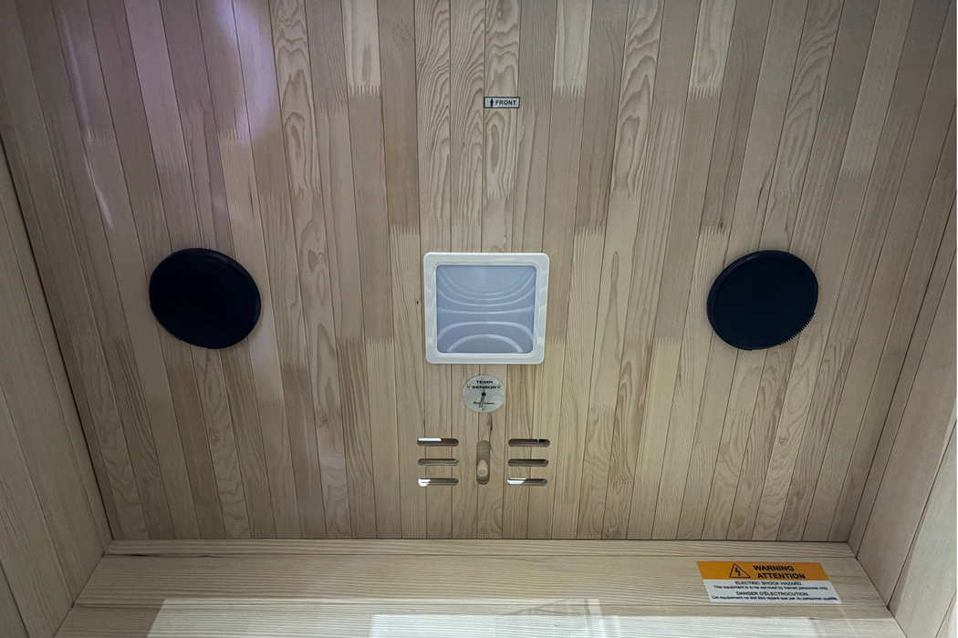 Blisspod Malmo 2 Person Infrared Sauna with Red Light Therapy and Chromotherapy