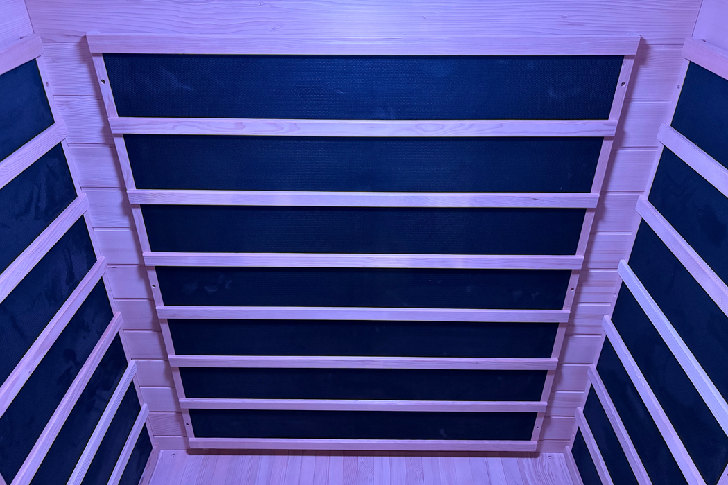 Blisspod Malmo 2 Person Infrared Sauna with Red Light Therapy and Chromotherapy