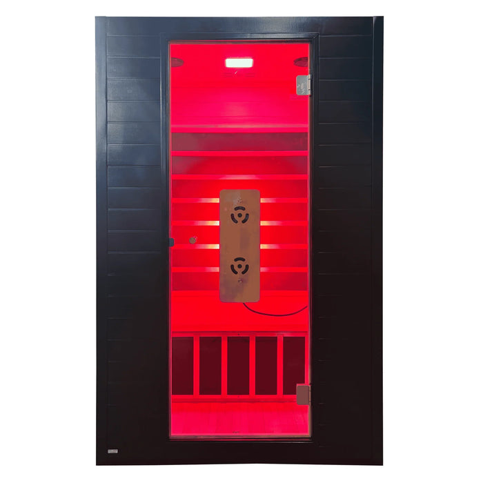 Blisspod Malmo 2 Person Infrared Sauna with Red Light Therapy and Chromotherapy