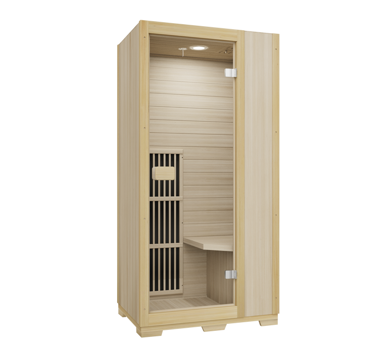 Blisspod Vienna 1 Person Far Infrared Sauna with Canadian Hemlock Wood
