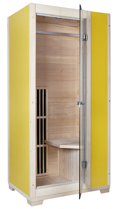 Blisspod Vienna 1 Person Far Infrared Sauna with Canadian Hemlock Wood