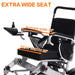 Power Wheelchair for Seniors and Disabled, Light-Weight and Foldable, Suitable for All Terrain