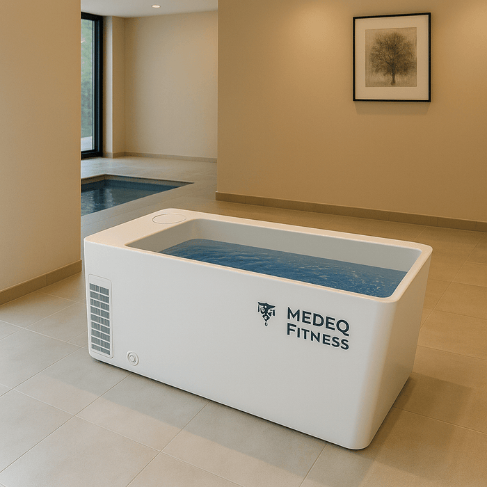 Acrylic Cold & Hot Plunge Tub with Integrated Chiller/Heater and Hydro Massage System