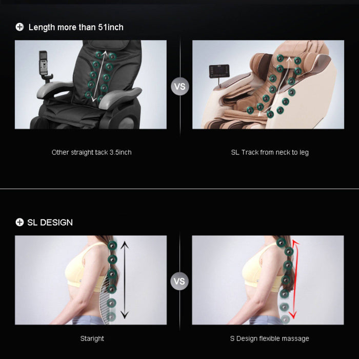 Airvana Zenith Full Body Zero Gravity Shiatsu Massage Chair with Heat and Voice Control