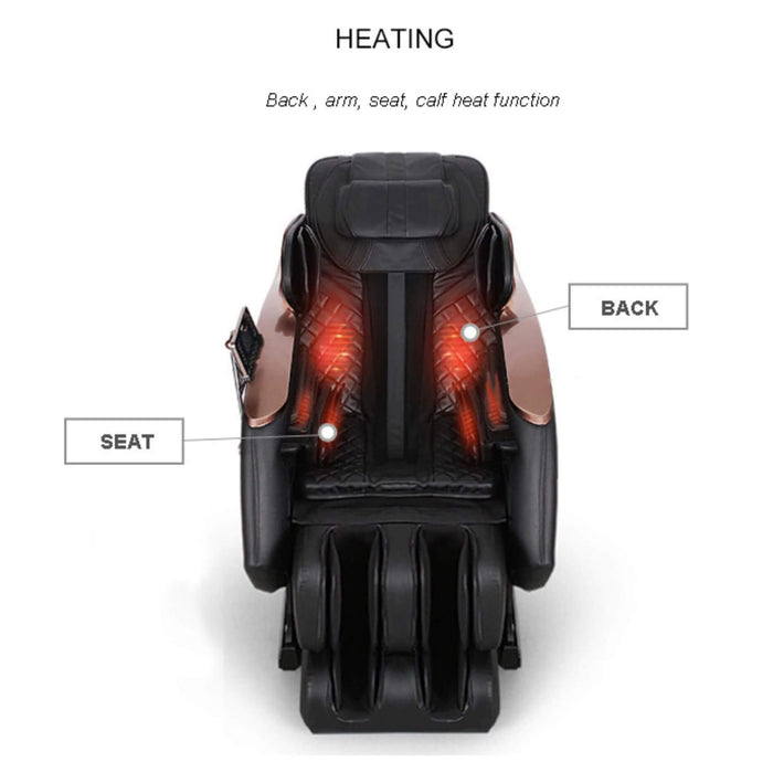 Airvana Zenith Full Body Zero Gravity Shiatsu Massage Chair with Heat and Voice Control