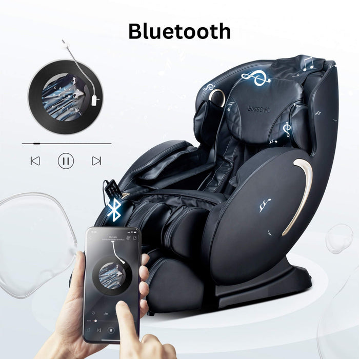 Bosscare Full Body 3D Zero Gravity Shiatsu Massage Chair with App and Voice Control