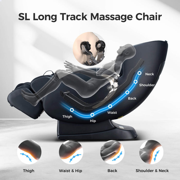 Bosscare Full Body 3D Zero Gravity Shiatsu Massage Chair with App and Voice Control