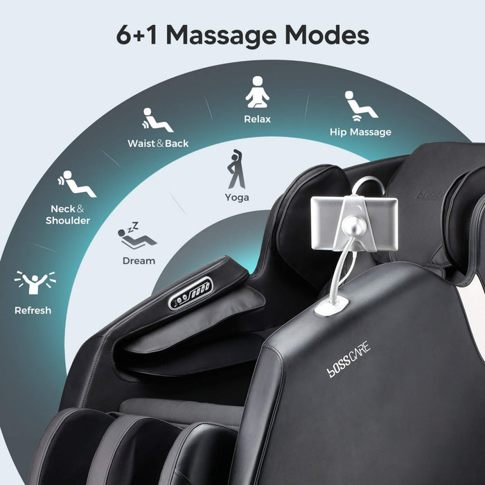 Bosscare Full Body Zero Gravity Shiatsu Massage Chair with AI Voice and App Control