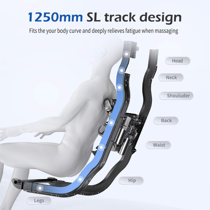 Bosscare Full Body Zero Gravity Massage Chair with AI Voice and App Control