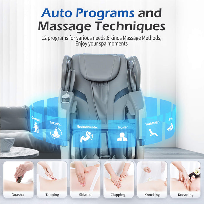 Bosscare Full Body Zero Gravity Massage Chair with AI Voice and App Control