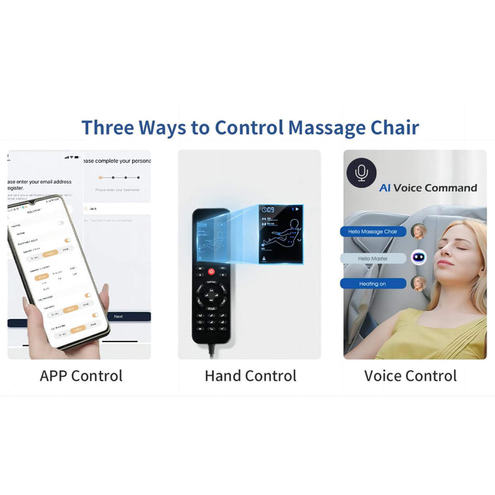 Bosscare Full Body Zero Gravity Massage Chair with AI Voice and App Control