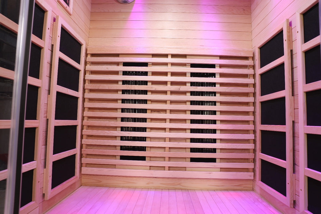 Blisspod Venetian 2-Person Full Spectrum Infrared Sauna with Low EMF, Chromotherapy & 10-Heater System