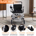 Power Wheelchair for Seniors and Disabled, Light-Weight and Foldable, Suitable for All Terrain