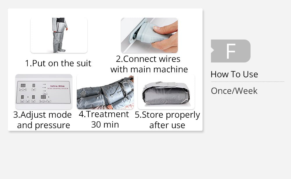 Drip Sweat Air Compression System with Heated Compression Attachments
