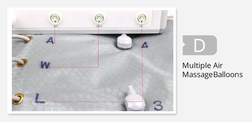Drip Sweat Air Compression System with Heated Compression Attachments