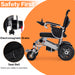 Power Wheelchair for Seniors and Disabled, Light-Weight and Foldable, Suitable for All Terrain