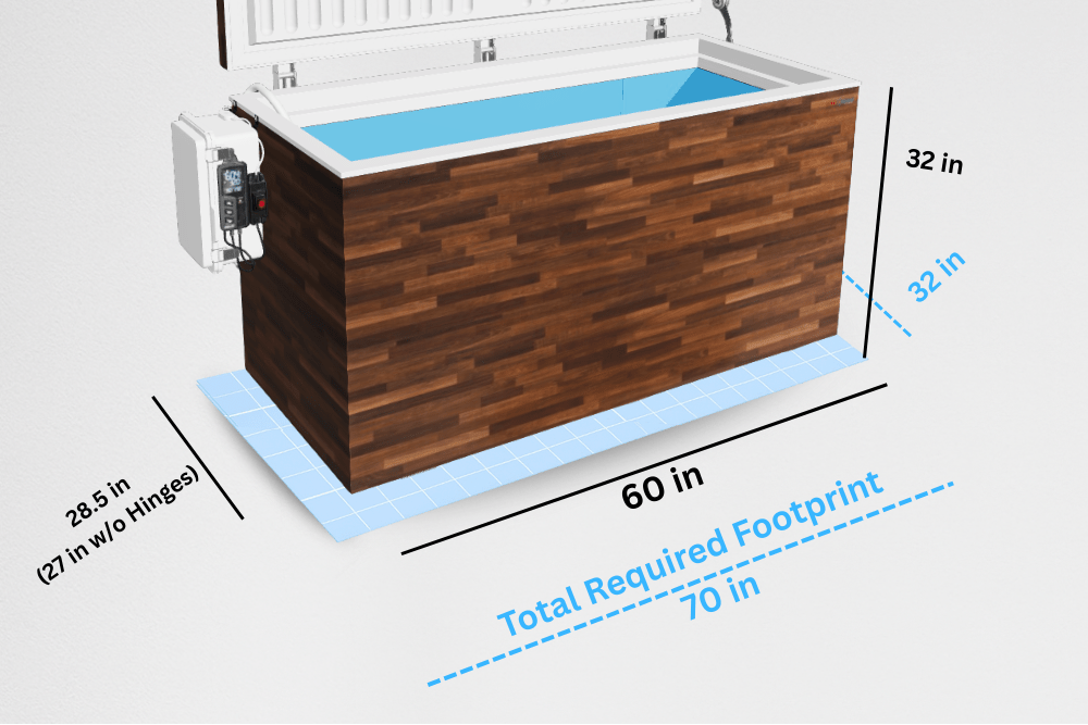 Fire Cold Plunge All-In-One System with Built-In Chiller