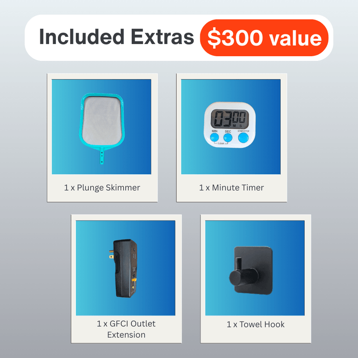 Fire Cold Plunge All-In-One System with Built-In Chiller