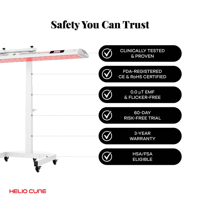 Helio Blaze Red Light Panel with Adjustable Stand